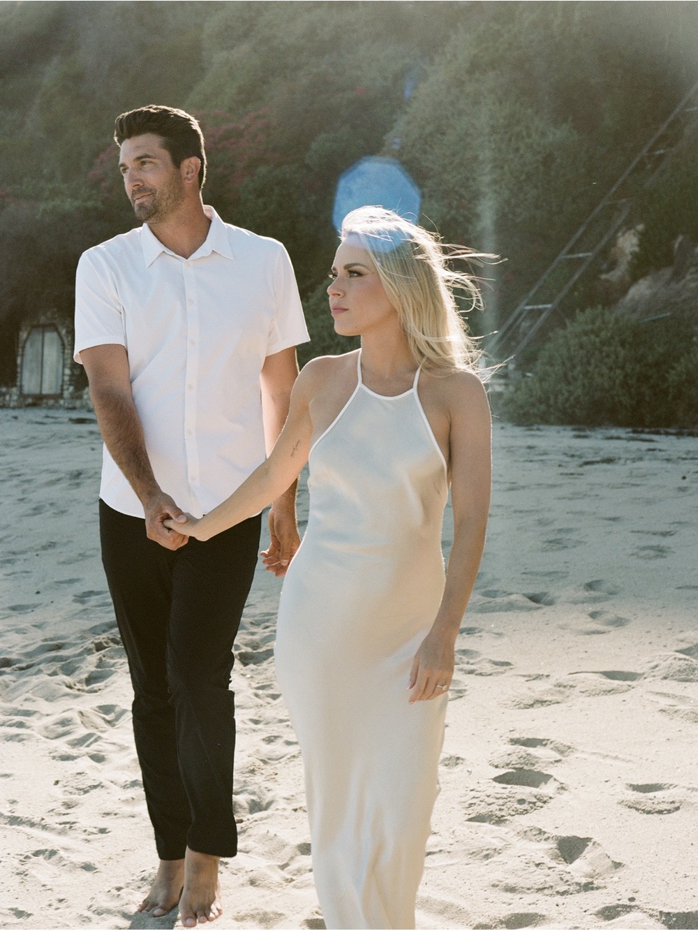 Bec and Bridge Sleeveless Halter Satin Maxi Dress in Ivory